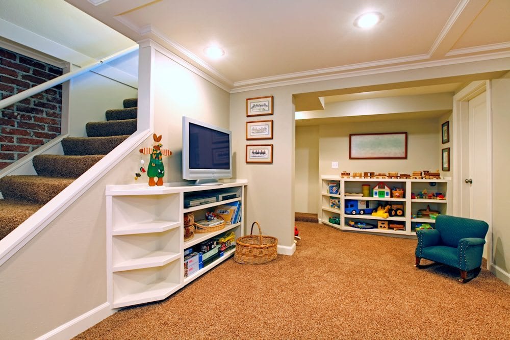 basement family room dupage home services 1000